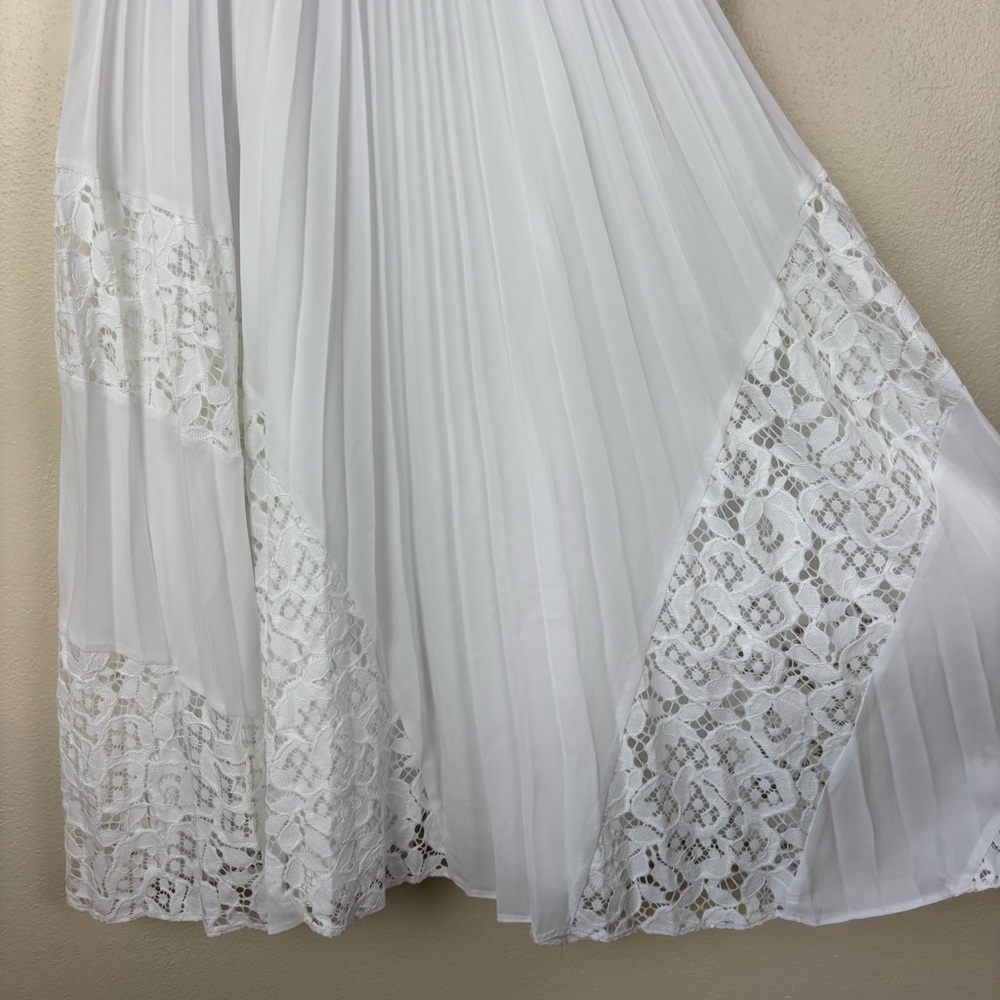 Lilly Pulitzer Aiden Lace Midi Dress Women’s Size 0 White Wedding Built In Bra - Picture 6 of 11